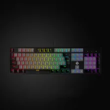 کیبورد گیمینگ فنتک مدل ATOM104 MK886V2Redswitch