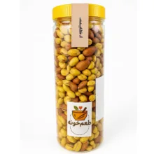 آجیل چهار مغز شور ارگانیک تبریز طعم خونه - 800 گرم بسته 2 عددی