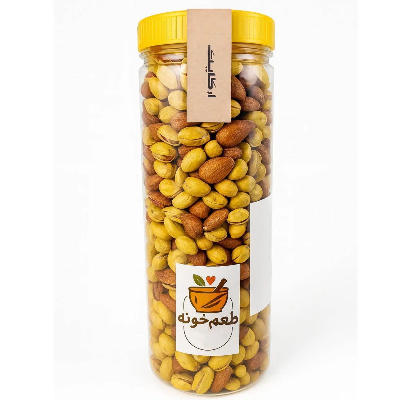آجیل چهار مغز شور ارگانیک تبریز طعم خونه - 800 گرم بسته 2 عددی