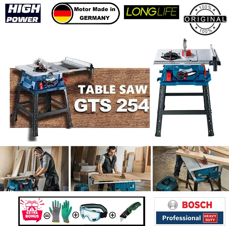 اره میزی 1800 وات بوش مدل GTS254-PRO EXTRA