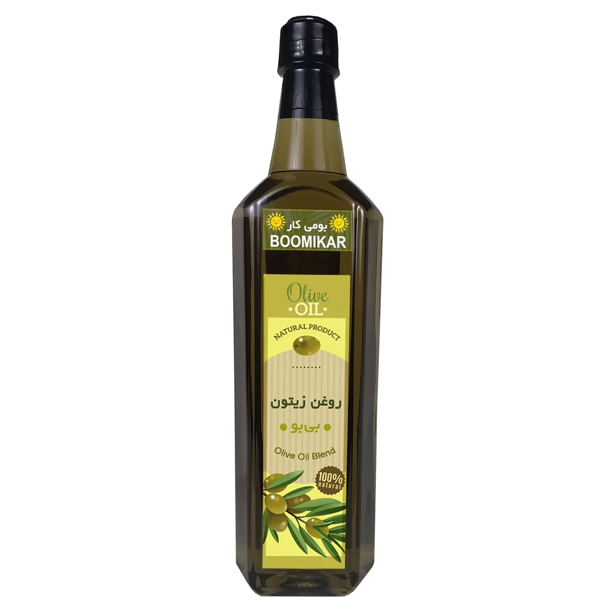 روغن زیتون بی بو بومی کار - حجم 1 لیتر