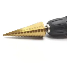 مته کاجی و مخروطی پلکانی فیدار مدل HSS-X3 مجموعه 3 عددی