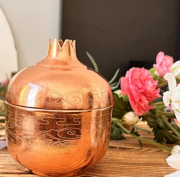 قندان مسی مدل لیزری کد ZH338.3