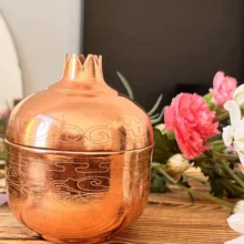 قندان مسی مدل لیزری کد ZH338.4