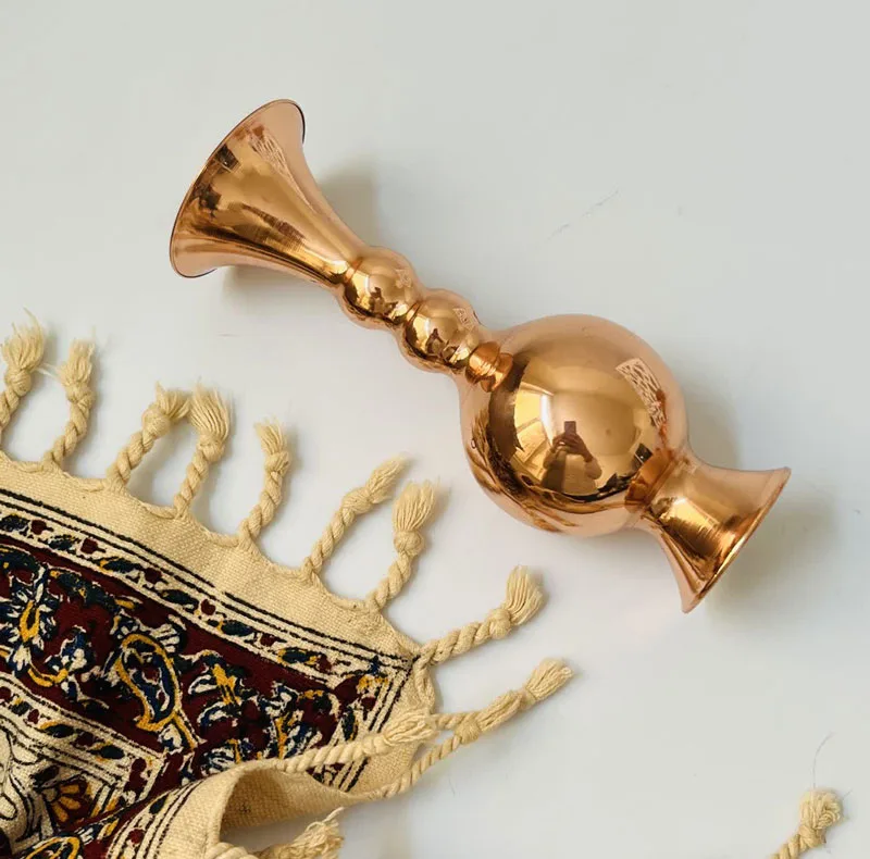 گلدان مسی مدل توپی کد ZH134.4