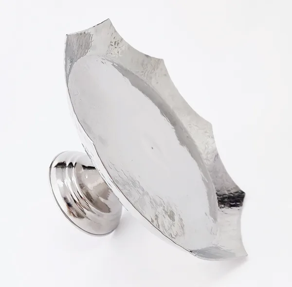 شیرینی خوری مسی مدل خورشیدی کروم کد ZH316.3