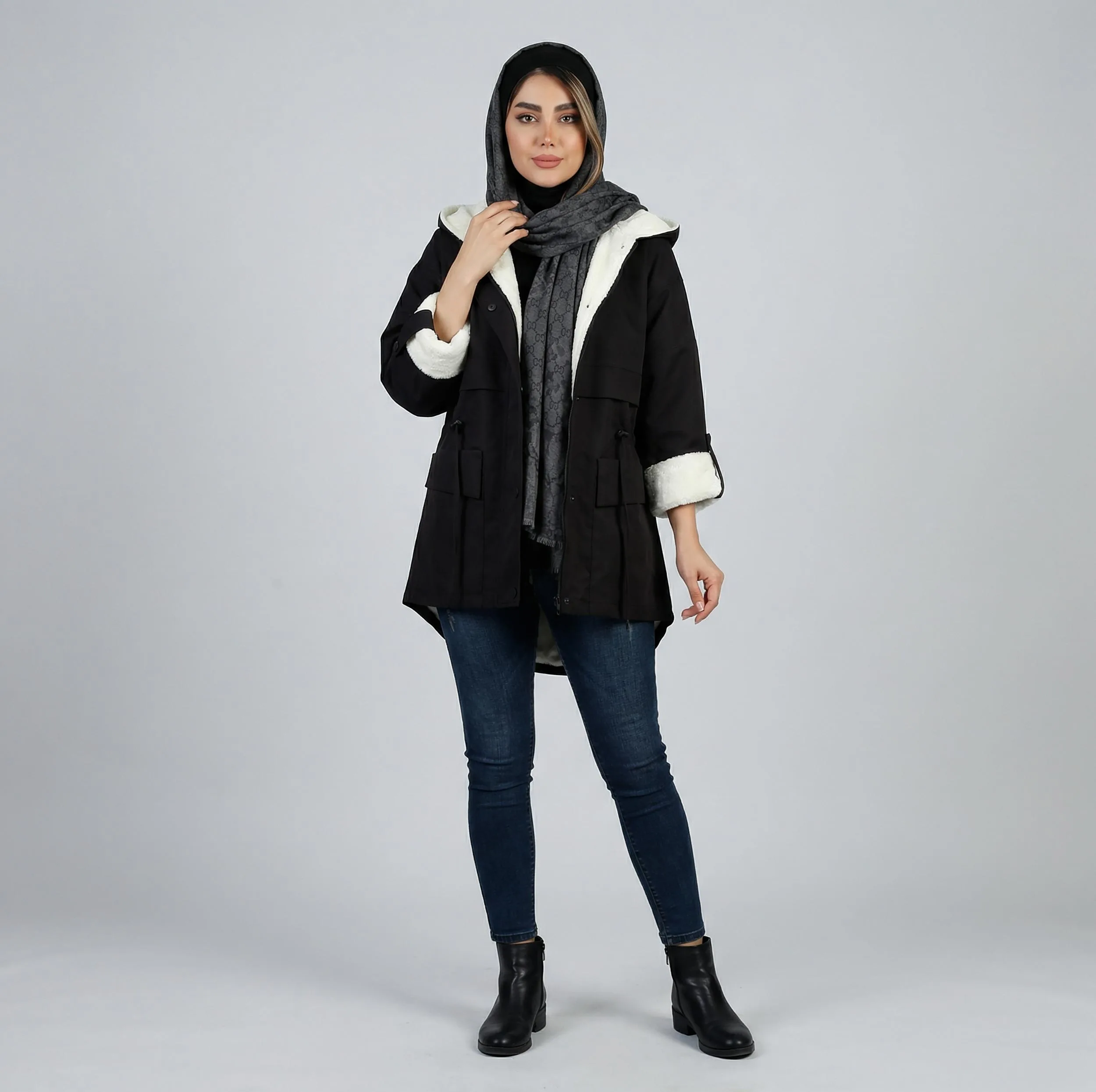 کاپشن زنانه السانا مدل الهام کد 235879