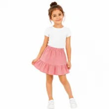 دامن چین‌دار دخترانه مدل آرام