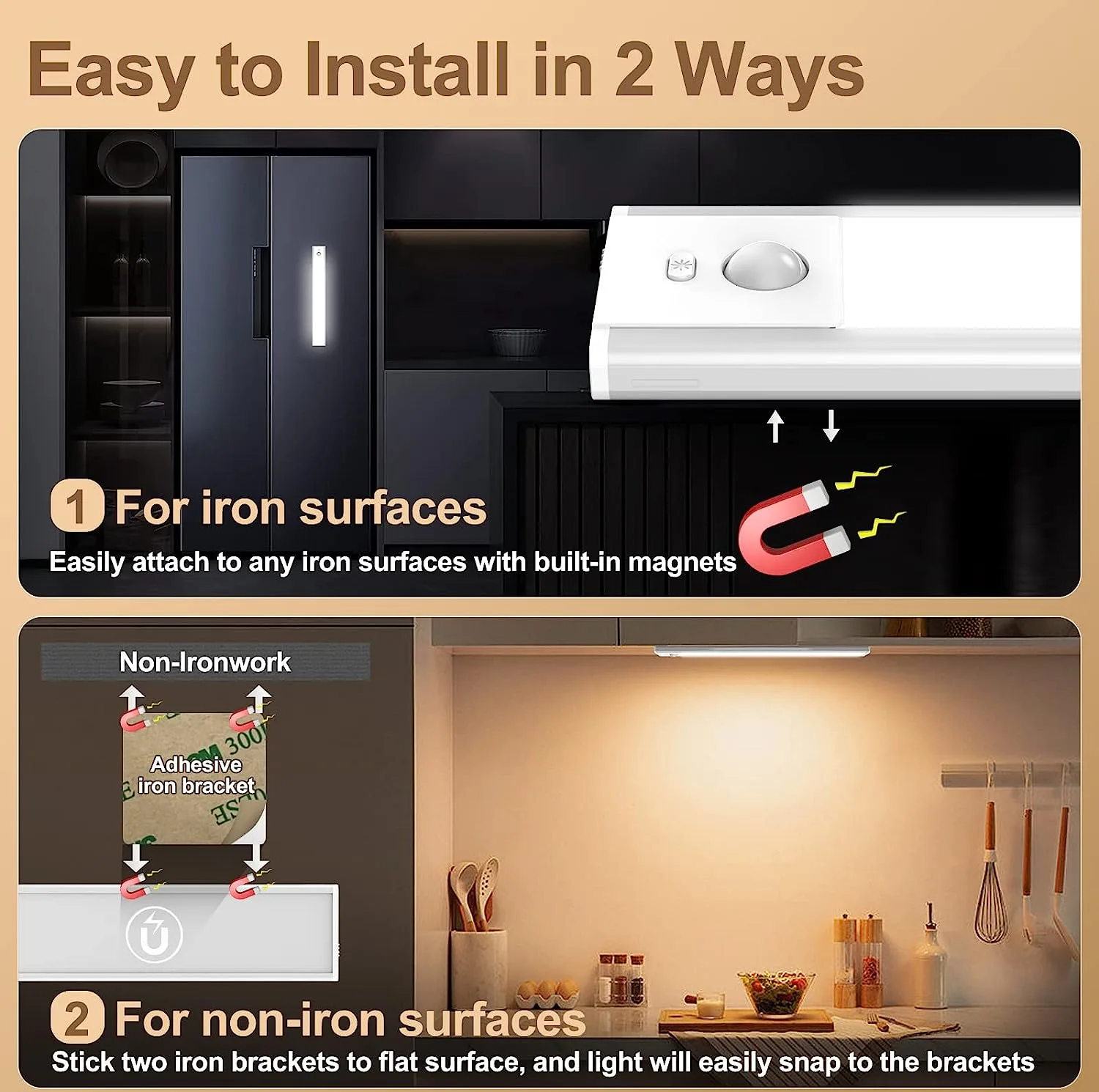 چراغ ال ای دی مدل زیر کابینتی 200mm