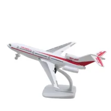 ماکت هواپیما ناب سل مدل موزیکال چراغدار ایرلاین همراه با استند AIRLINER-727-200