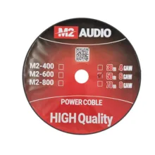 کابل برق 6 گیج خودرو ام تو آدیو مدل M2-600