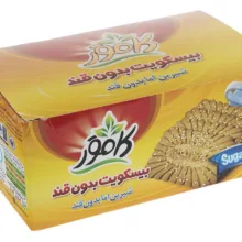 بیسکویت بدون قند کامور مقدار 360 گرم