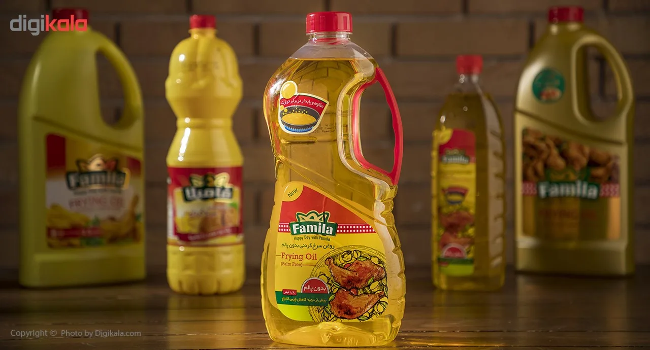 روغن مایع آفتابگردان سرخکردنی فامیلا - 1620 گرم