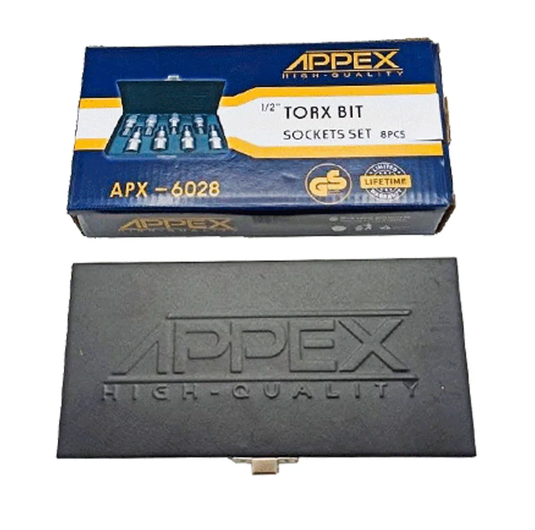 مجموعه 8 عددی آچار آلن ستاره ای اپکس مدل APX-6028