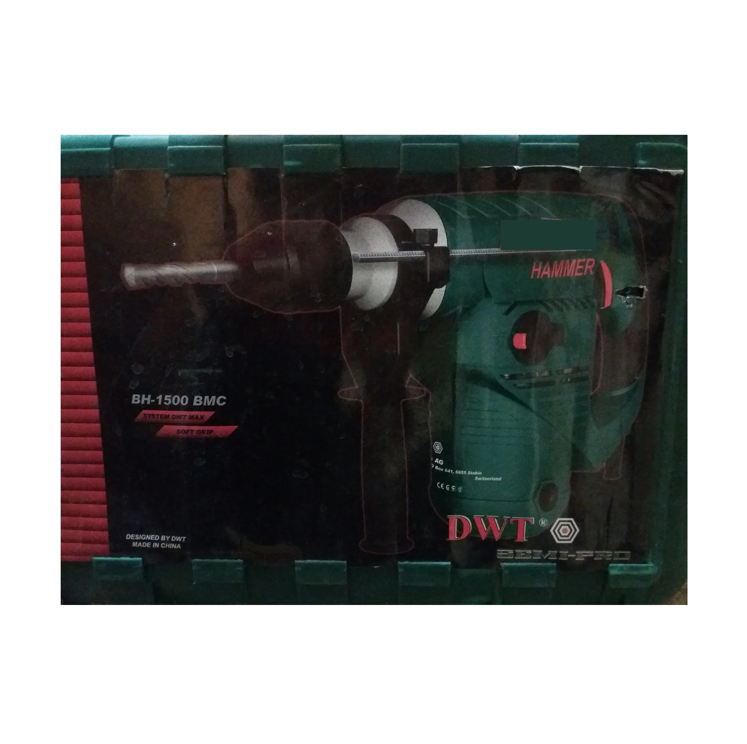 دریل بتن کن دی دبلیو تی مدل BH-1500-BMC