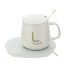 ماگ لاکی مدل Warmer Cup به همراه صفحه گرم کن برقی