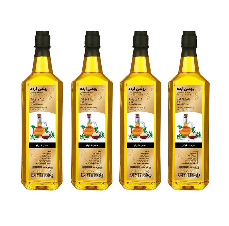 روغن ارده کنجد سنتی اردکان - 1 لیتر بسته 4 عددی