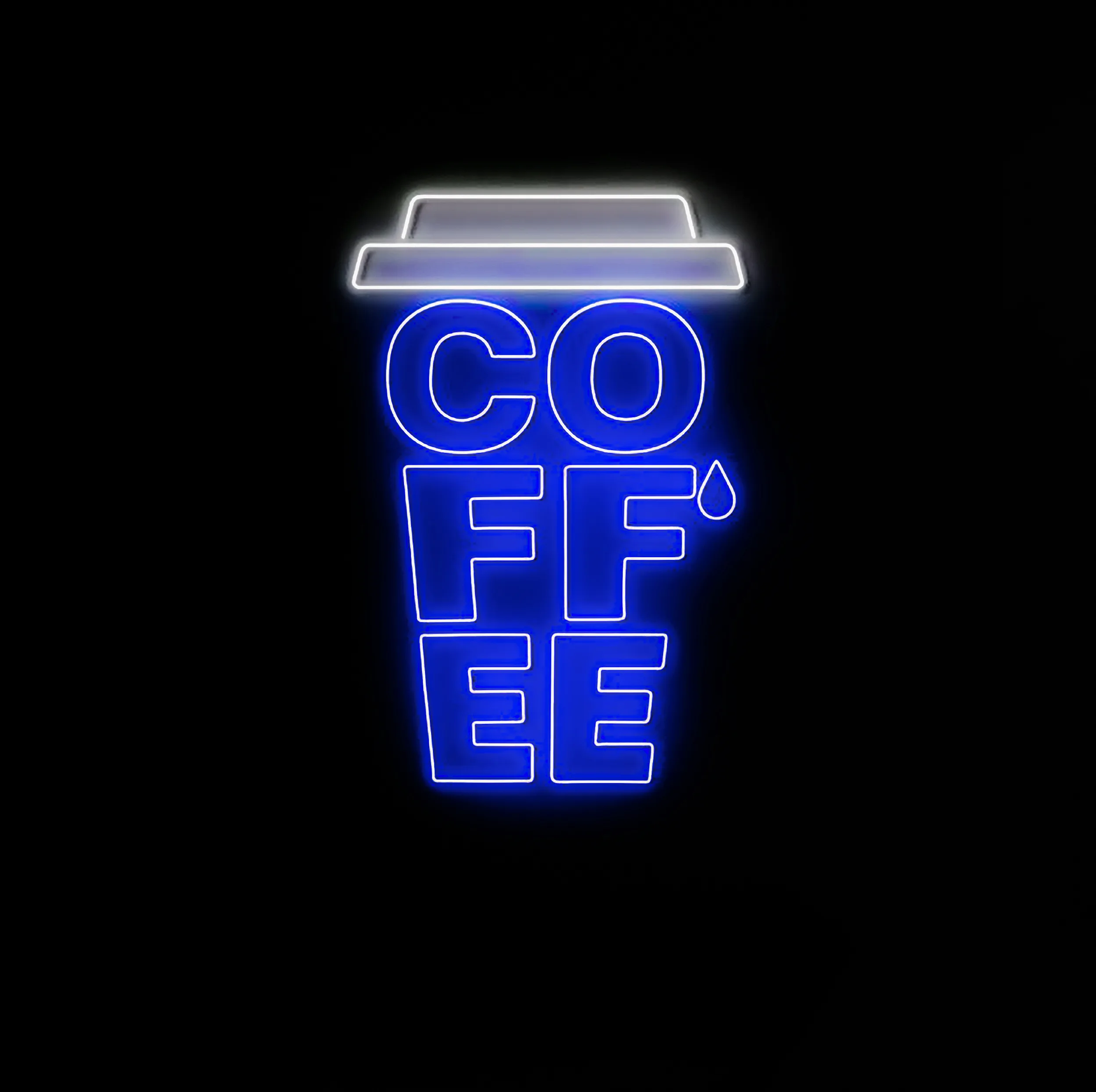 چراغ نئونی مدل  coffee mug