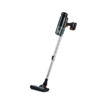 جارو شارژی عصایی پرودو مدل PD-LFST030-BK با موتور براشلس 110 وات، قدرت مکش 12000 پاسکال، ظرفیت مخزن 680 میلی‌لیتر، باتری 7800 میلی‌آمپر ساعت با زمان شارژ 5 ساعت و فیلتر HEPA قابل شستشو