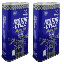 روغن موتور سیکلت تمام سنتتیک بوش مدل SM 25W-50 حجم 1.3 لیتر بسته 2 عددی