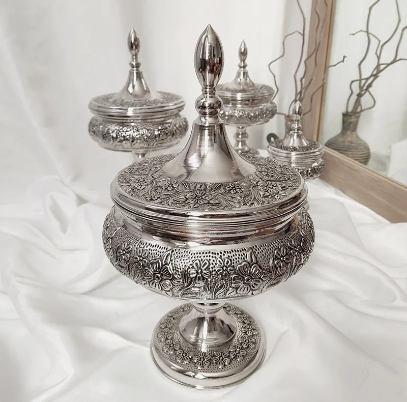 آجیل خوری مسی مدل غزل گل کد ZH431.4