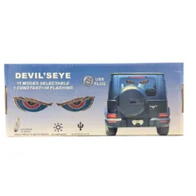 چراغ تزیینی پشت شیشه خودرو مدل چشم کد DEVILSEYE بسته دو عددی