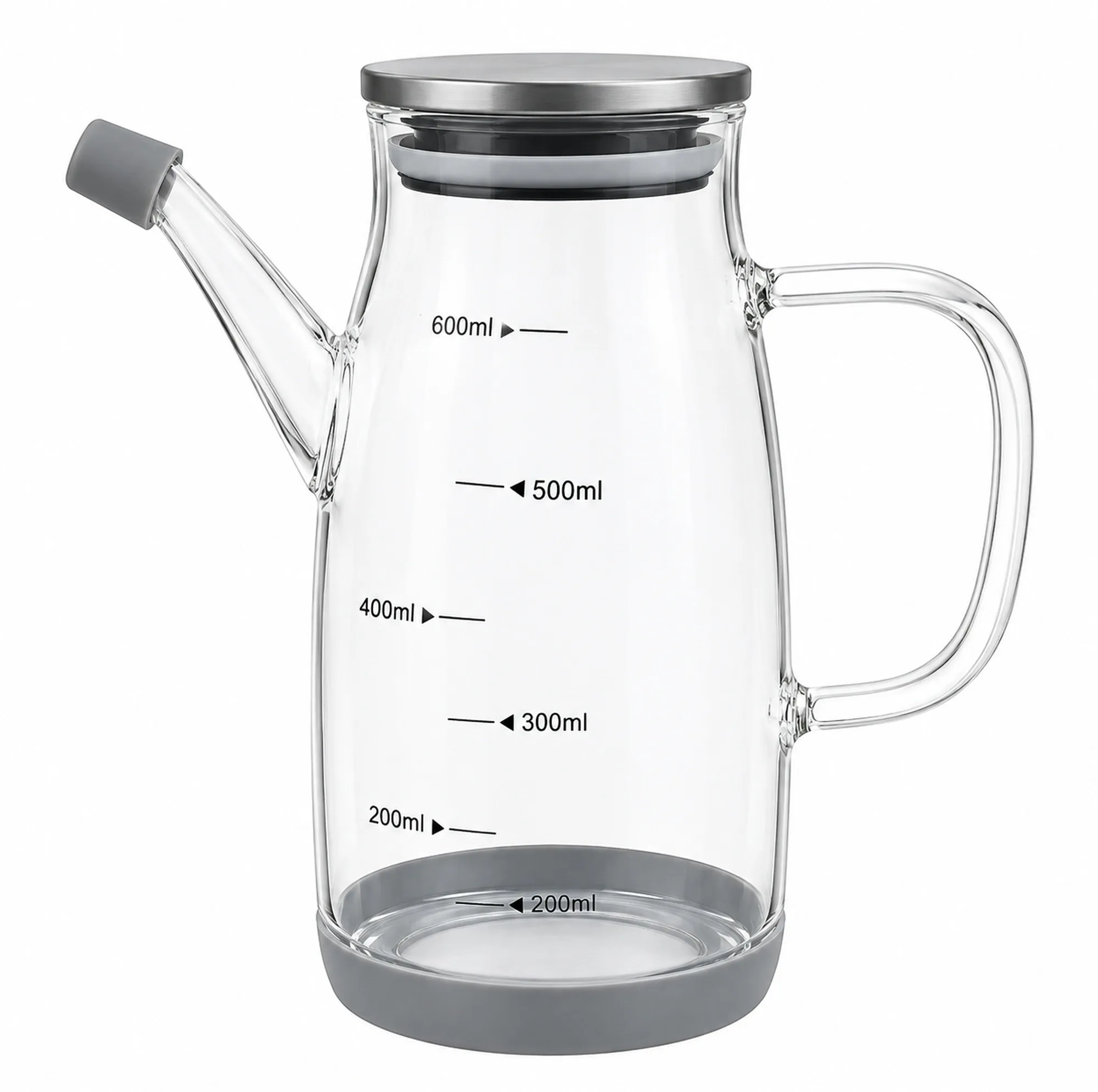 ظرف روغن مدل در استیل طرح ضد چکه 600ml