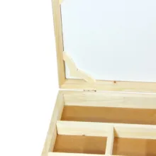 جعبه رنگ چوبی کامران مدل WoodenBox به همراه پالت رنگ