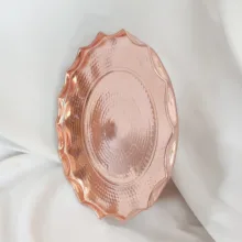 شیرینی خوری مسی مدل آفتاب‌گردان کد ZH321.3
