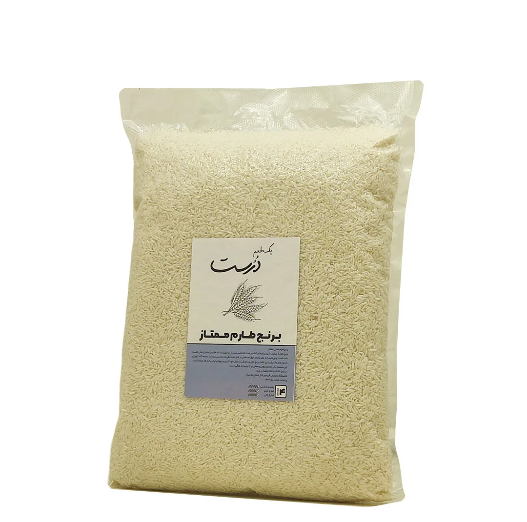 برنج طارم ممتاز طعمِ درست - 4 کیلوگرم