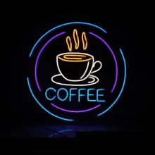 چراغ نئونی طرح coffee کد CO2025