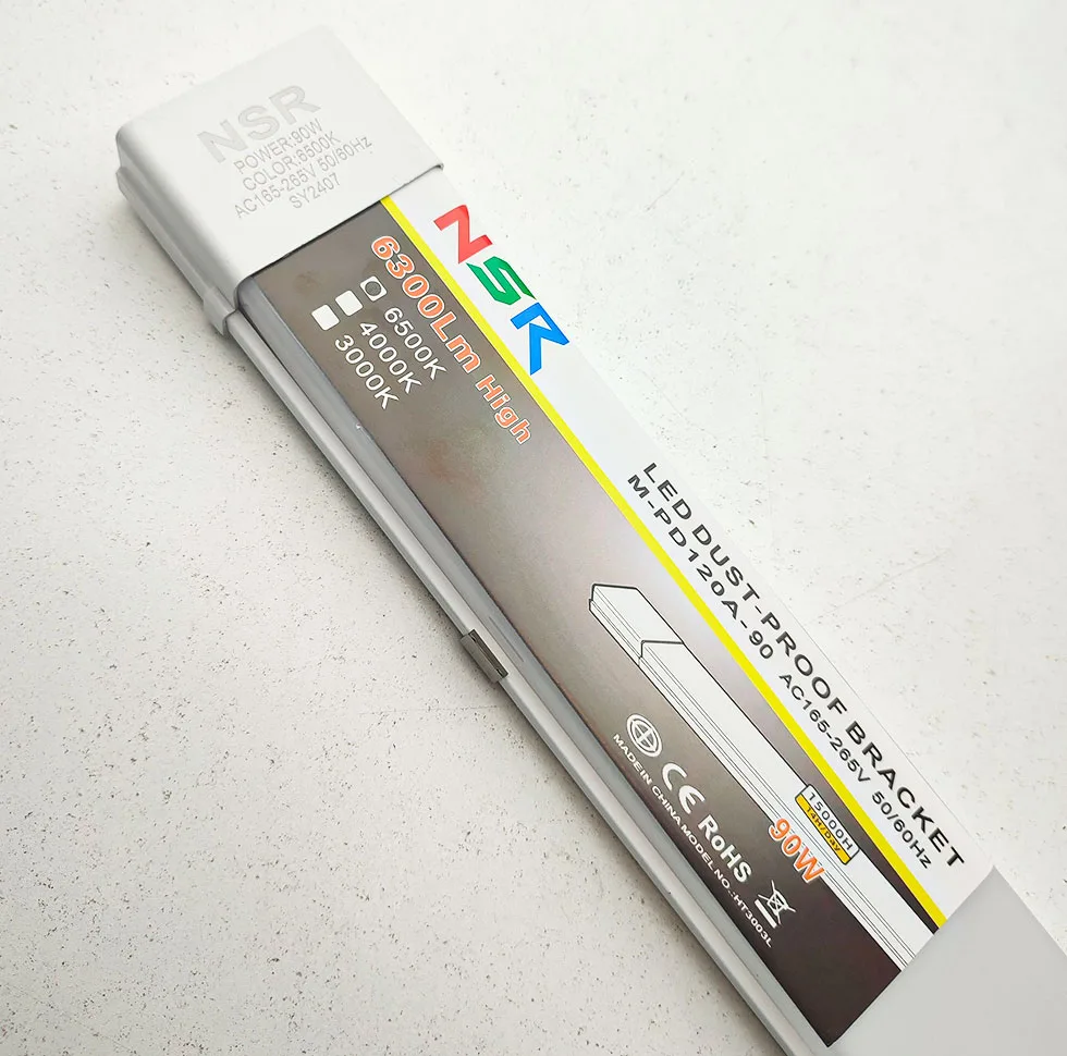 براکت مهتابی ال ای دی 90 وات ان اس آر مدل HT3006L بسته 2 عددی