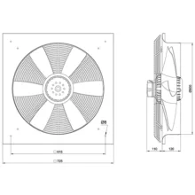 هواکش دمنده مدل VIE-60R4S