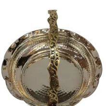 میوه خوری مسی مدل سبد دسته دار کد ZH319.3