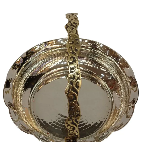 میوه خوری مسی مدل سبد دسته دار کد ZH319.3