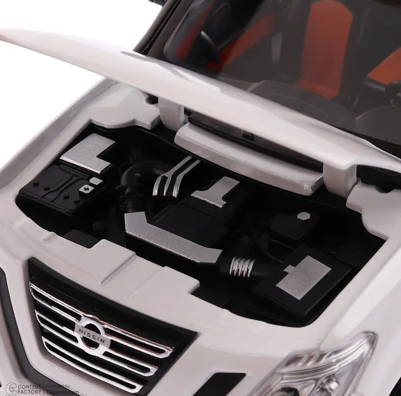 ماشین بازی ناب سل مدل نیسان پاترول فلزی موزیکال چراغدار عقب کش کد Musical and Light-Up Metal Patrol Toy Car