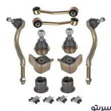کیت جلوبندی لاستیک گیلان مدل 0203 مناسب برای پژو 405 و پارس مجموعه 14 عددی