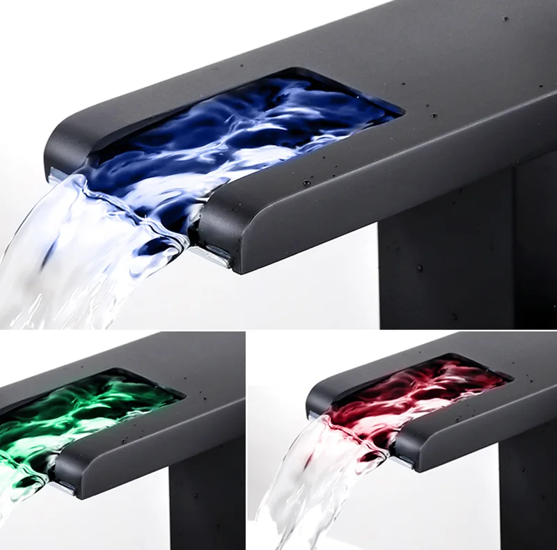 شیر روشویی مدل لوکس LED-B
