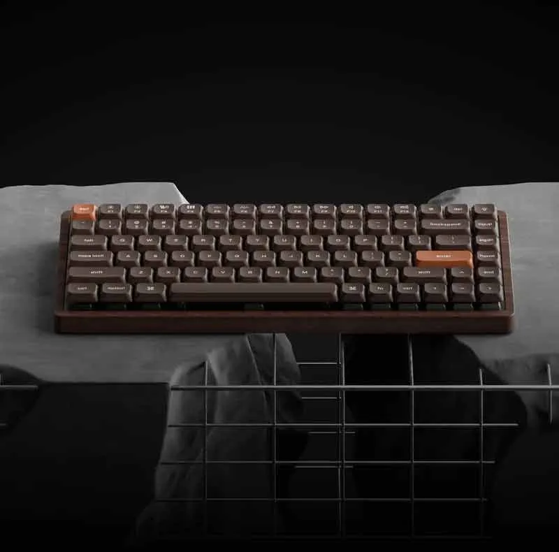 کیبورد گیمینگ کیکورن مدل K3 Max All-Wood Special Edition Brown Switch