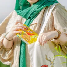 بیسکویت 400 آوند با طعم موز و تزیین شکر - 360 گرم