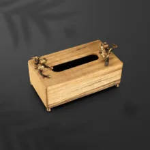 جا دستمال کاغذی گلدکیش طرح باترفلای مدل GK829822