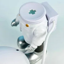 چراغ خواب رومیزی مدل galaxy nightlight projector خرگوش فضانورد با نور کهکشانی
