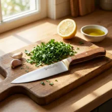 چاقوی آشپزخانه الماس زنجان مدل دم دستی 1