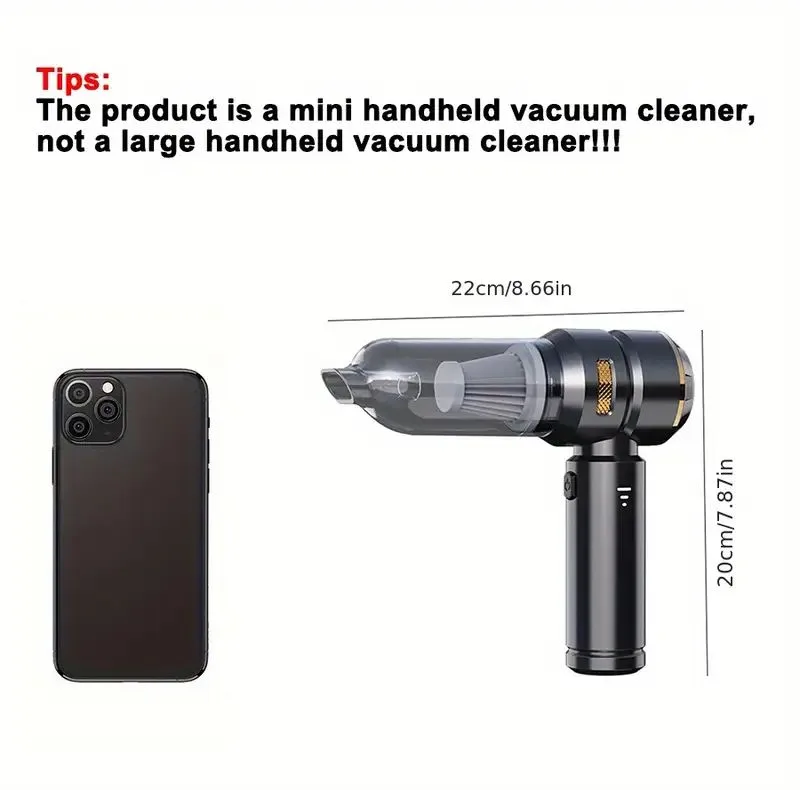 جارو شارژی خودرو مدل 4in1-Clean