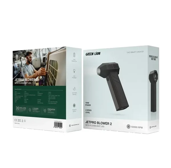 دستگاه دمنده و مکنده گرین لاین مدل JetPro Blower 2 GY