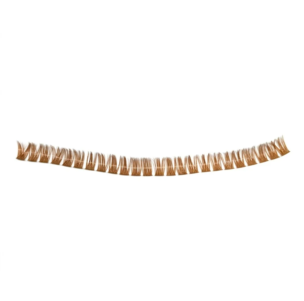 مژه مصنوعی ریسه ای رد چری مدل Fisher Coffee 14 بسته 10 عددی