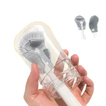 ست برس شیشه شوی مدل دایناسور استند دار مجموعه 6 عدد