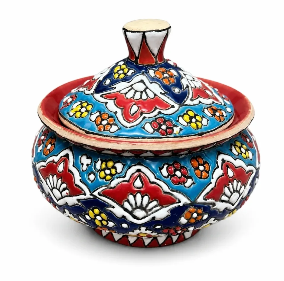 قندان میناکاری مدل اسپاتنا