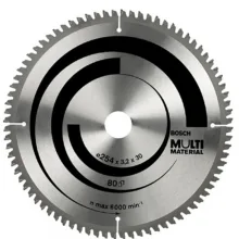 تیغ اره میزی بوش مدل  Multi Material 80T – 254 MM