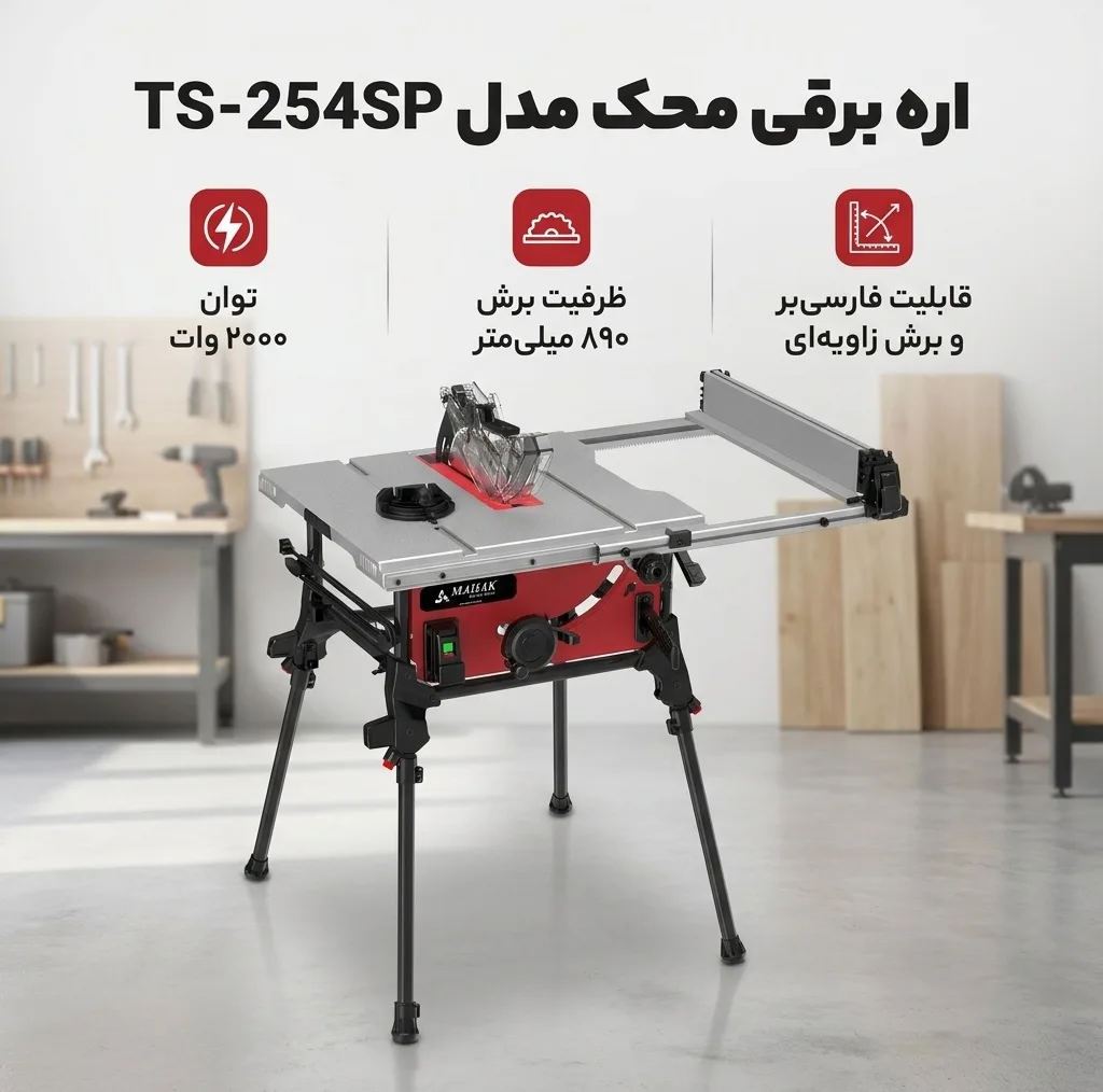 اره برقی محک مدل TS-254SP